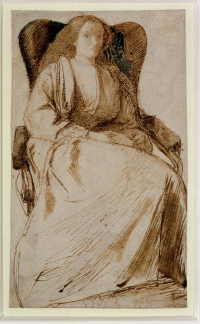 Elizabeth Siddal, 1855-58 von Dante Gabriel Charles Rossetti